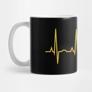 Saxophone Player Sax Heartbeat Mug